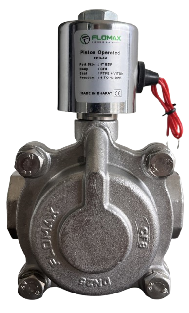 2/2 WAY PISTON OPERATED DIAPHRAGM TYPE SOLENOID VALVE  (Normally Close)